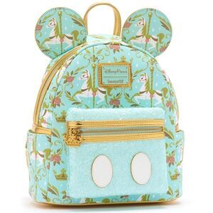 Regal Carousel Disney Parks Loungefly Mickey Main Attraction Backpack #7 NWT